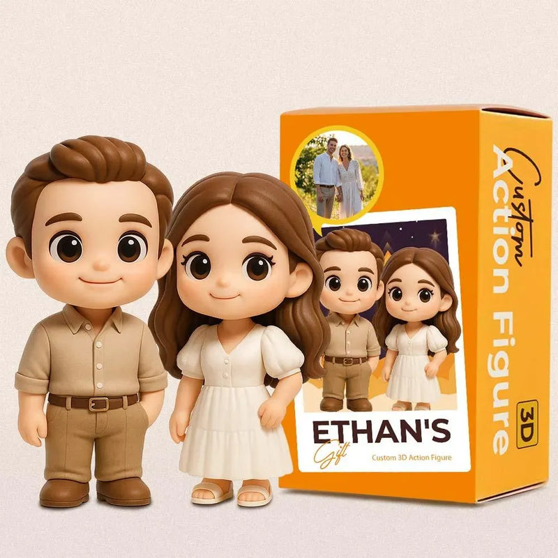 Double Custom 3D ActionFigure