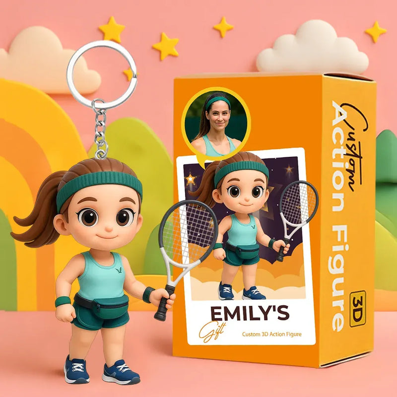 Personalized Figure Keychain