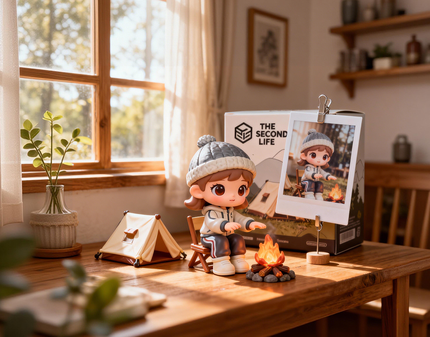 Custom 3D Figurine Desk Lamp Personalized Gift Decorative Night Light Home Decoration for Anniversary & Memorial Home Decor