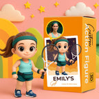 Custom 3D Action Figure Night Light from Your Photo Personalized Toy Figure Unique & Memorable Gift for Lovers, Boyfriends, Girlfriends