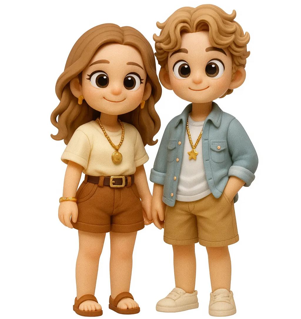 Custom 3D Figurine Desk Lamp Personalized Gift Decorative Night Light Home Decoration for Anniversary & Memorial Home Decor