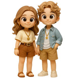 Custom 3D Figurine Desk Lamp Personalized Gift Decorative Night Light Home Decoration for Anniversary & Memorial Home Decor